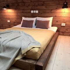 Глэмпинг Sheluha house Уютный Tiny House с мансардным окном, Московская область