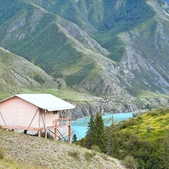 Глэмпинг Выше гор Инегень, Республика Алтай