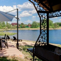 Коттедж Утренний туман, Псковская область