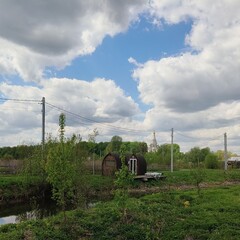 Глэмпинг Остров, Московская область