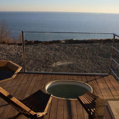 База отдыха А-фреймы курорта Станция Морская, Ростовская область