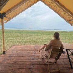 Глэмпинг Соленый берег, Новосибирская область