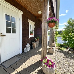 Загородный дом Дом у реки, Республика Карелия