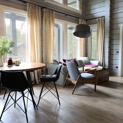 Загородный дом для 6 гостей рядом с лесом и озером в пос. Мысовое, Ленинградская область