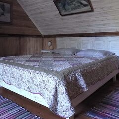 Дом из сруба на большой зеленой территории , Московская область