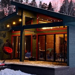 Гостевой дом Елки. Дом у леса, Тюменская область