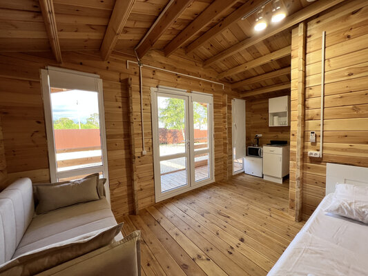 Коттедж 3-местный 1-комнатный