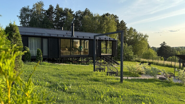 Кедр Видовой с панорамной сауной и чаном Лес_Озеро_Дом — фото 3