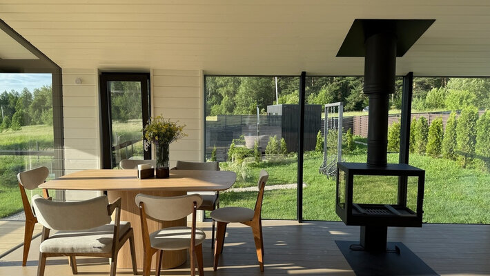 Кедр Видовой с панорамной сауной и чаном Лес_Озеро_Дом — фото 4