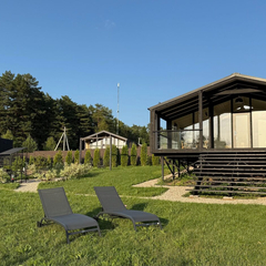 Дом Кедр Видовой с панорамной сауной и чаном Лес_Озеро_Дом, Московская область