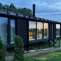 Дом Кедр Видовой с панорамной сауной и чаном Лес_Озеро_Дом, Московская область