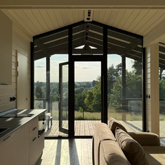 Дом Кедр Видовой с панорамной сауной и чаном Лес_Озеро_Дом, Московская область