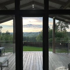 Дом Кедр Видовой с панорамной сауной и чаном Лес_Озеро_Дом, Московская область