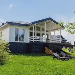 Дом Видовой White с сауной и чаном Лес_Озеро_Дом, Московская область