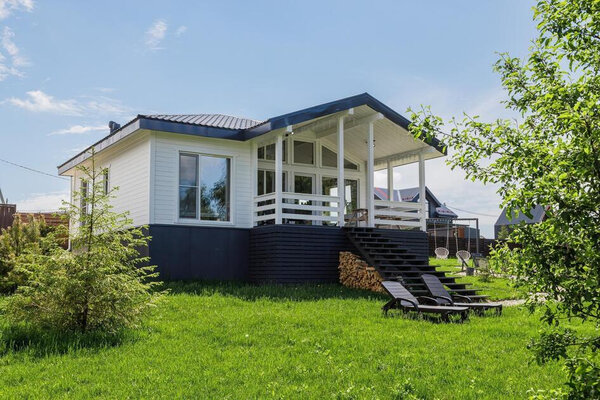 Видовой White с сауной и чаном Лес_Озеро_Дом — фото 3