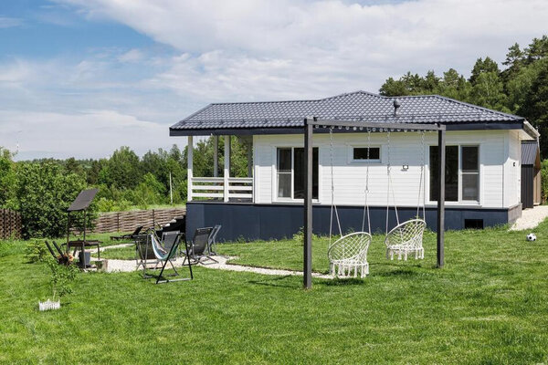 Видовой White с сауной и чаном Лес_Озеро_Дом — фото 4