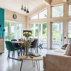 Дом Видовой White с сауной и чаном Лес_Озеро_Дом, Московская область