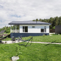 Дом Видовой White с сауной и чаном Лес_Озеро_Дом, Московская область