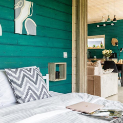 Дом Видовой White с сауной и чаном Лес_Озеро_Дом, Московская область