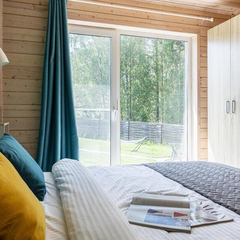 Дом Видовой White с сауной и чаном Лес_Озеро_Дом, Московская область