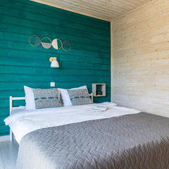 Дом Видовой White с сауной и чаном Лес_Озеро_Дом, Московская область