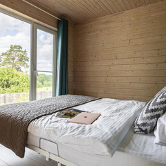 Дом Видовой White с сауной и чаном Лес_Озеро_Дом, Московская область