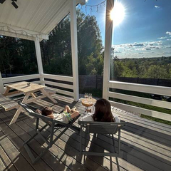 Дом Видовой White с сауной и чаном Лес_Озеро_Дом, Московская область