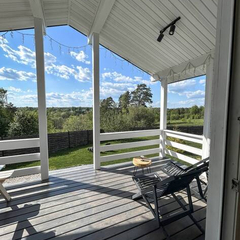 Дом Видовой White с сауной и чаном Лес_Озеро_Дом, Московская область