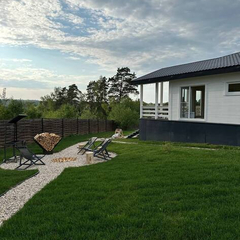 Дом Видовой White с сауной и чаном Лес_Озеро_Дом, Московская область