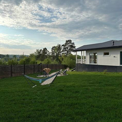 Дом Видовой White с сауной и чаном Лес_Озеро_Дом, Московская область