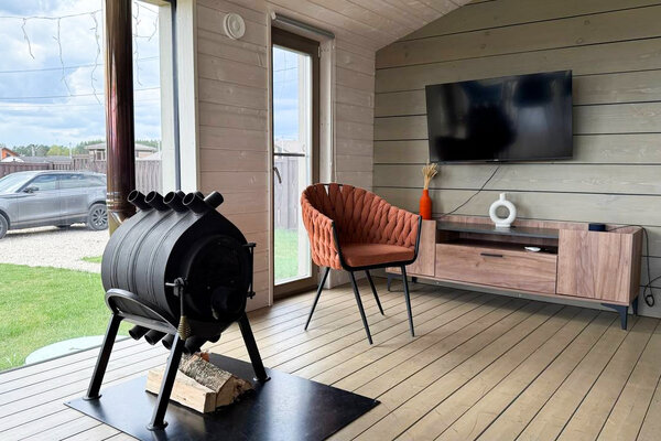 Дубльдом с камином Лес_Озеро_Дом — фото 2