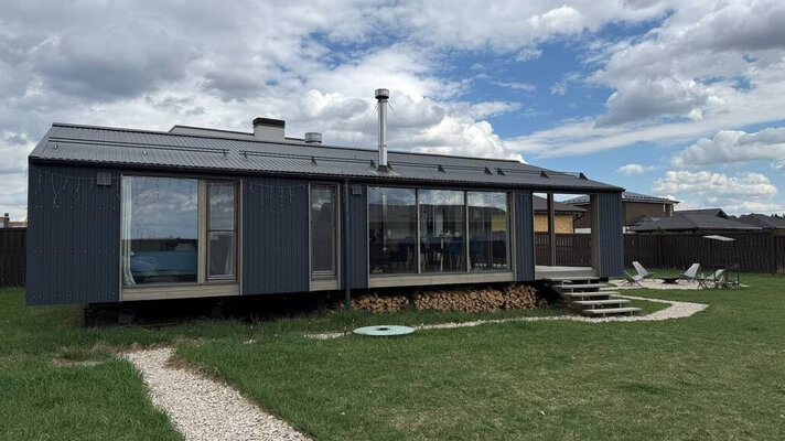 Дубльдом с камином Лес_Озеро_Дом — фото 5