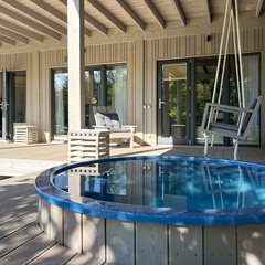 Дом Опен с баней и чаном Лес_Озеро_Дом, Московская область