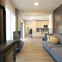 Дом Опен с баней и чаном Лес_Озеро_Дом, Московская область