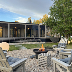 Дом Опен с баней и чаном Лес_Озеро_Дом, Московская область