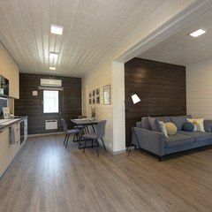 Дом Опен с баней и чаном Лес_Озеро_Дом, Московская область