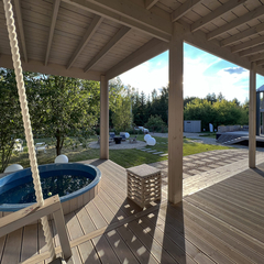 Дом Опен с баней и чаном Лес_Озеро_Дом, Московская область