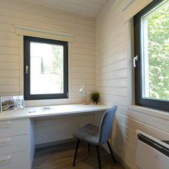 Дом Опен с баней и чаном Лес_Озеро_Дом, Московская область