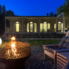 Дом Опен с баней и чаном Лес_Озеро_Дом, Московская область