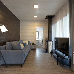 Дом Опен с баней и чаном Лес_Озеро_Дом, Московская область