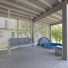 Дом Опен с баней и чаном Лес_Озеро_Дом, Московская область