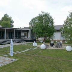 Дом Опен с баней и чаном Лес_Озеро_Дом, Московская область