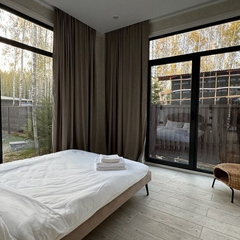 Дом Лесной с сауной и чаном Лес_Озеро_Дом, Московская область