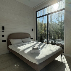 Дом Лесной с сауной и чаном Лес_Озеро_Дом, Московская область