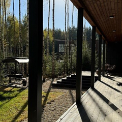 Дом Лесной с сауной и чаном Лес_Озеро_Дом, Московская область