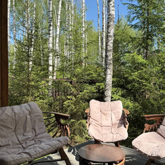 Дом Лесной с сауной и чаном Лес_Озеро_Дом, Московская область