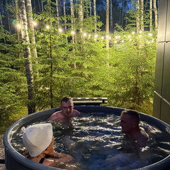 Дом Лесной с сауной и чаном Лес_Озеро_Дом, Московская область