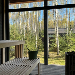 Дом Лесной с сауной и чаном Лес_Озеро_Дом, Московская область