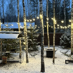 Дом Лесной с сауной и чаном Лес_Озеро_Дом, Московская область