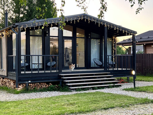 с саунoй и камином Лес_Озеро_Дом — фото 4